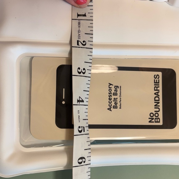 No Boundaries White waist belt bag purse water resistant cellphone holder - Picture 4 of 5